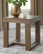 Orleans Furniture - Ashley Furniture - Cariton End Table - Square End Table / Gray - T471-2